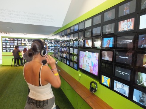 YouTube Video Wall at GoMA
